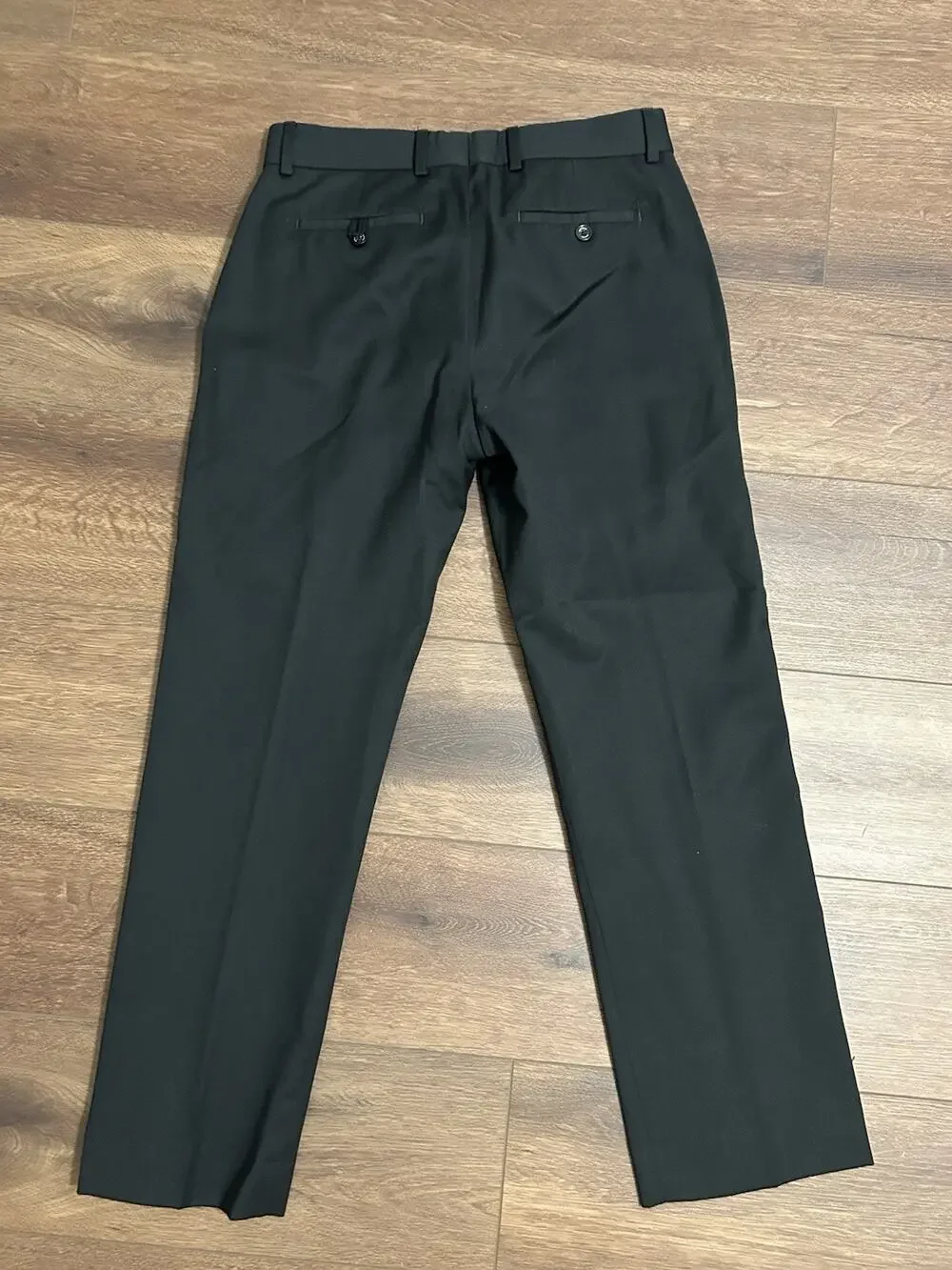 Banana Republic Pants Mens 29 x 27 Black Wool Lined Dress Slacks Tailored